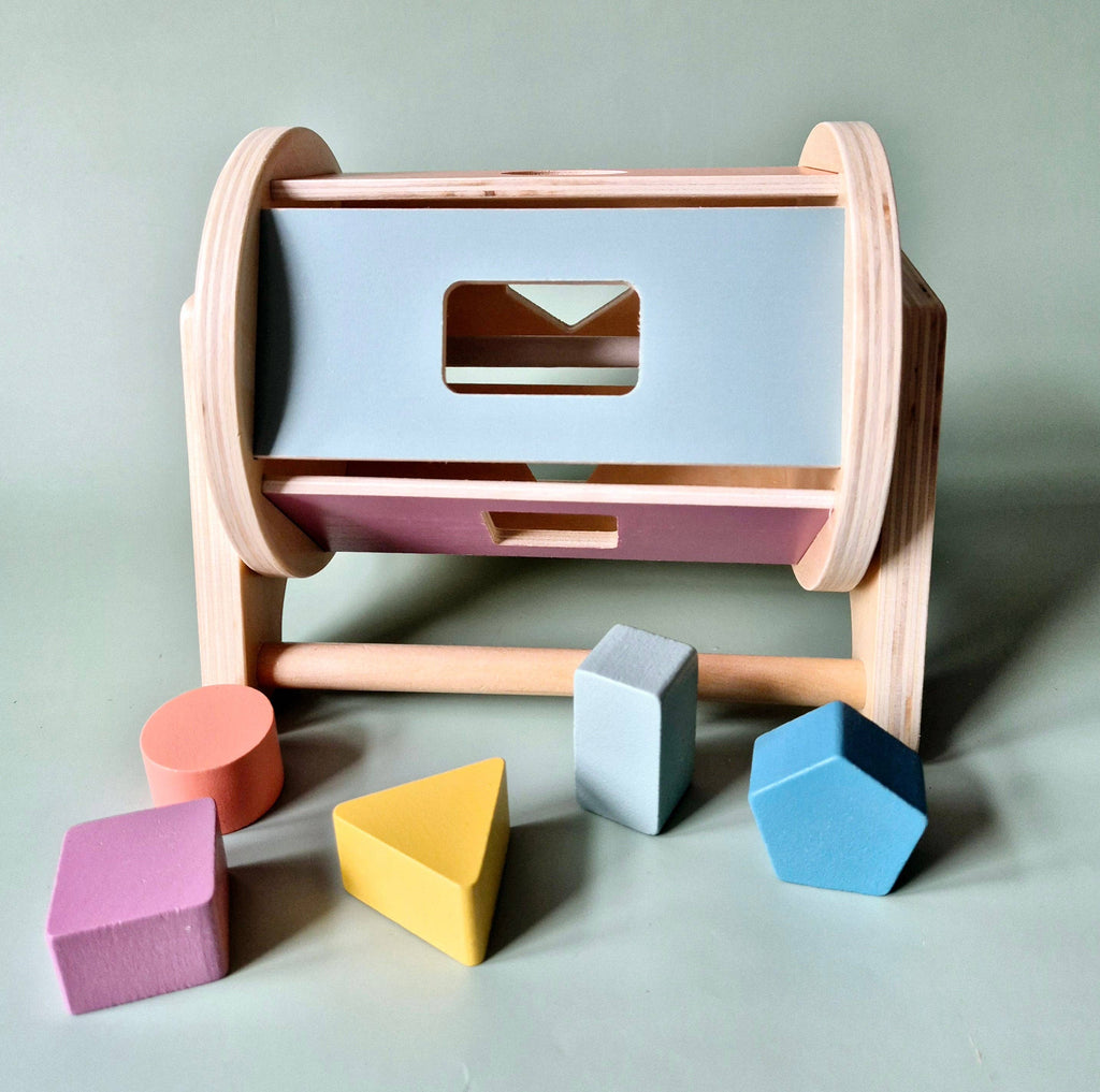 Sortator de Forme Montessori din Lemn Rotativ