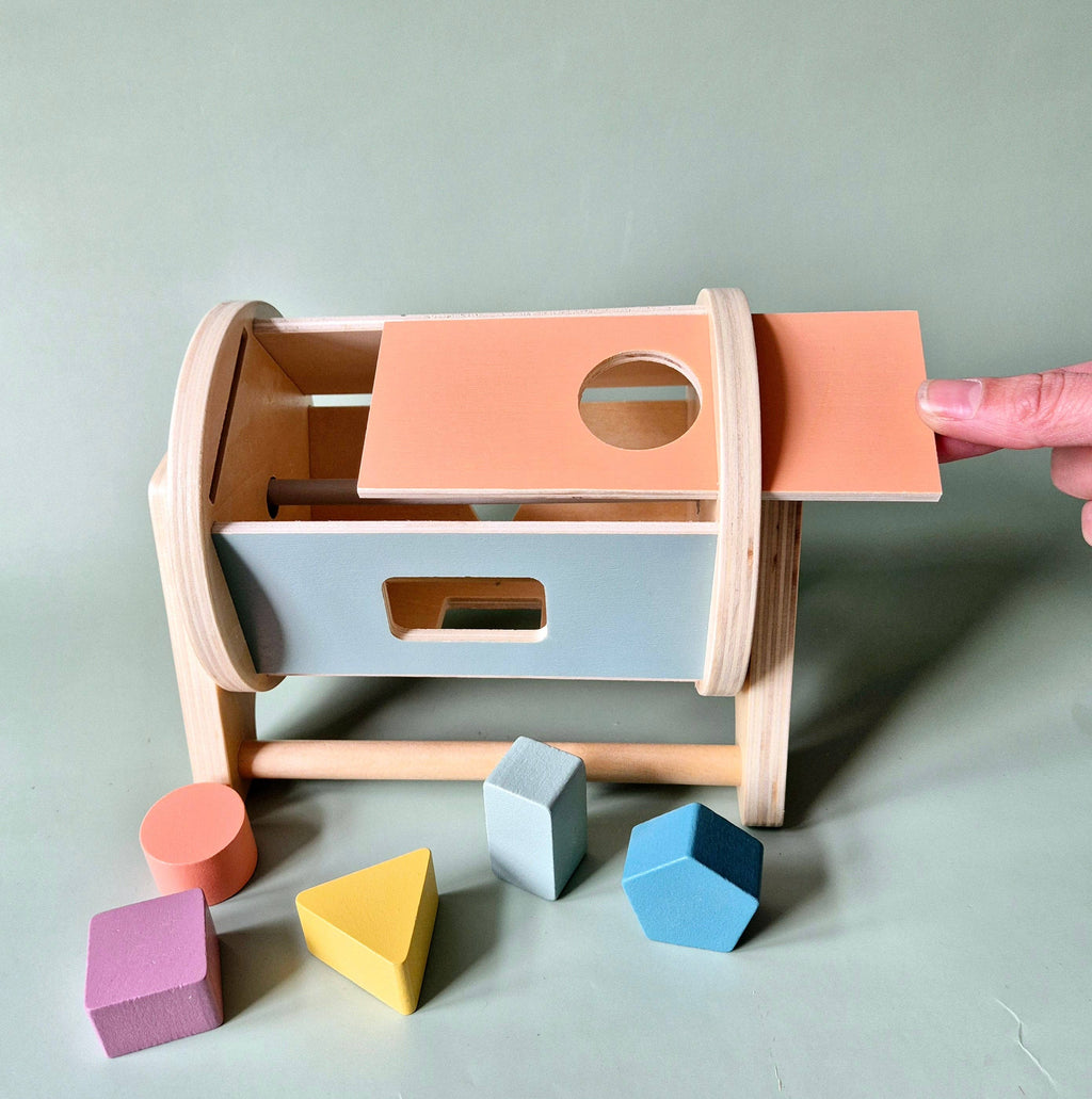 Sortator de Forme Montessori din Lemn Rotativ