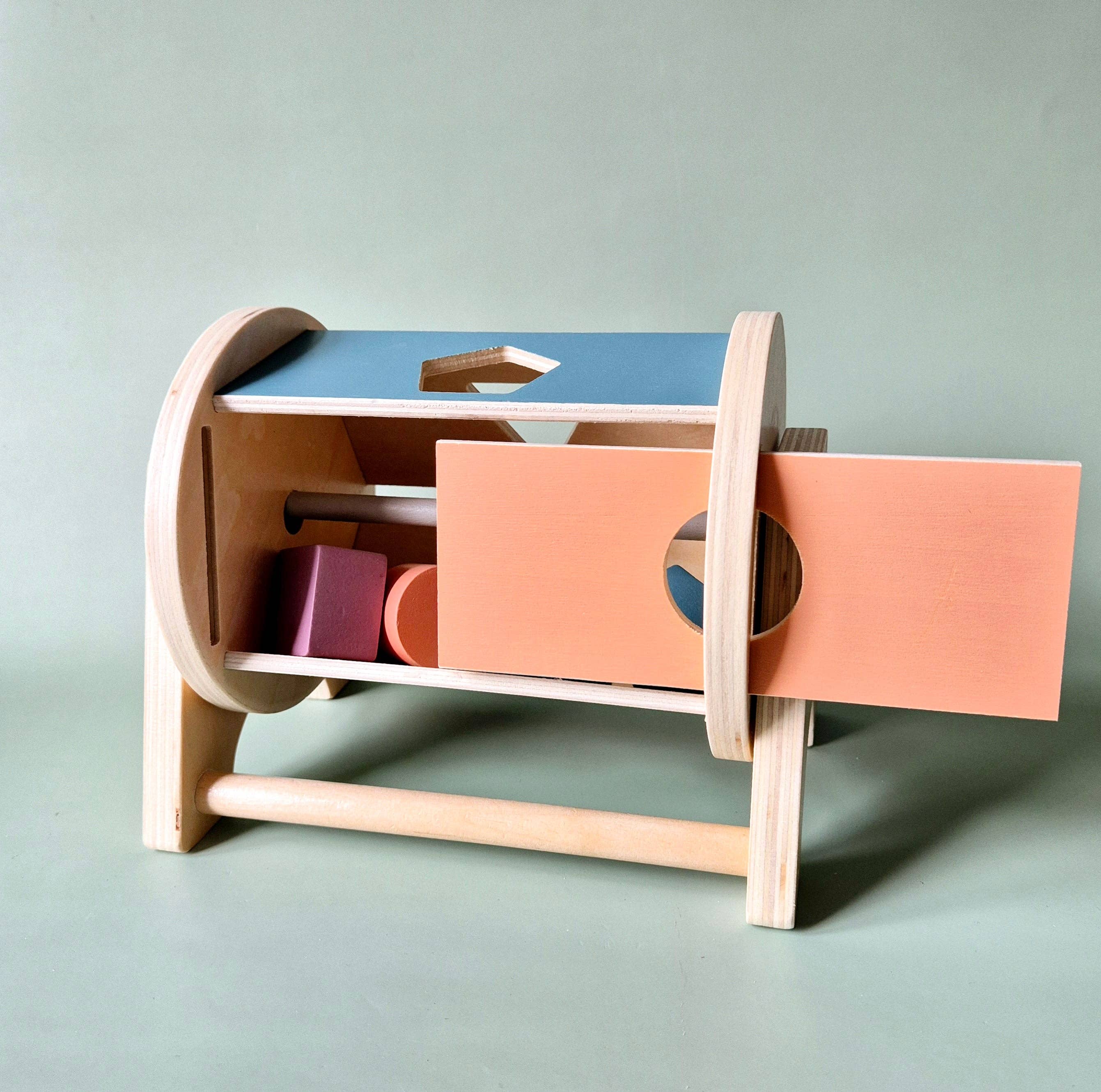 Sortator de Forme Montessori din Lemn Rotativ
