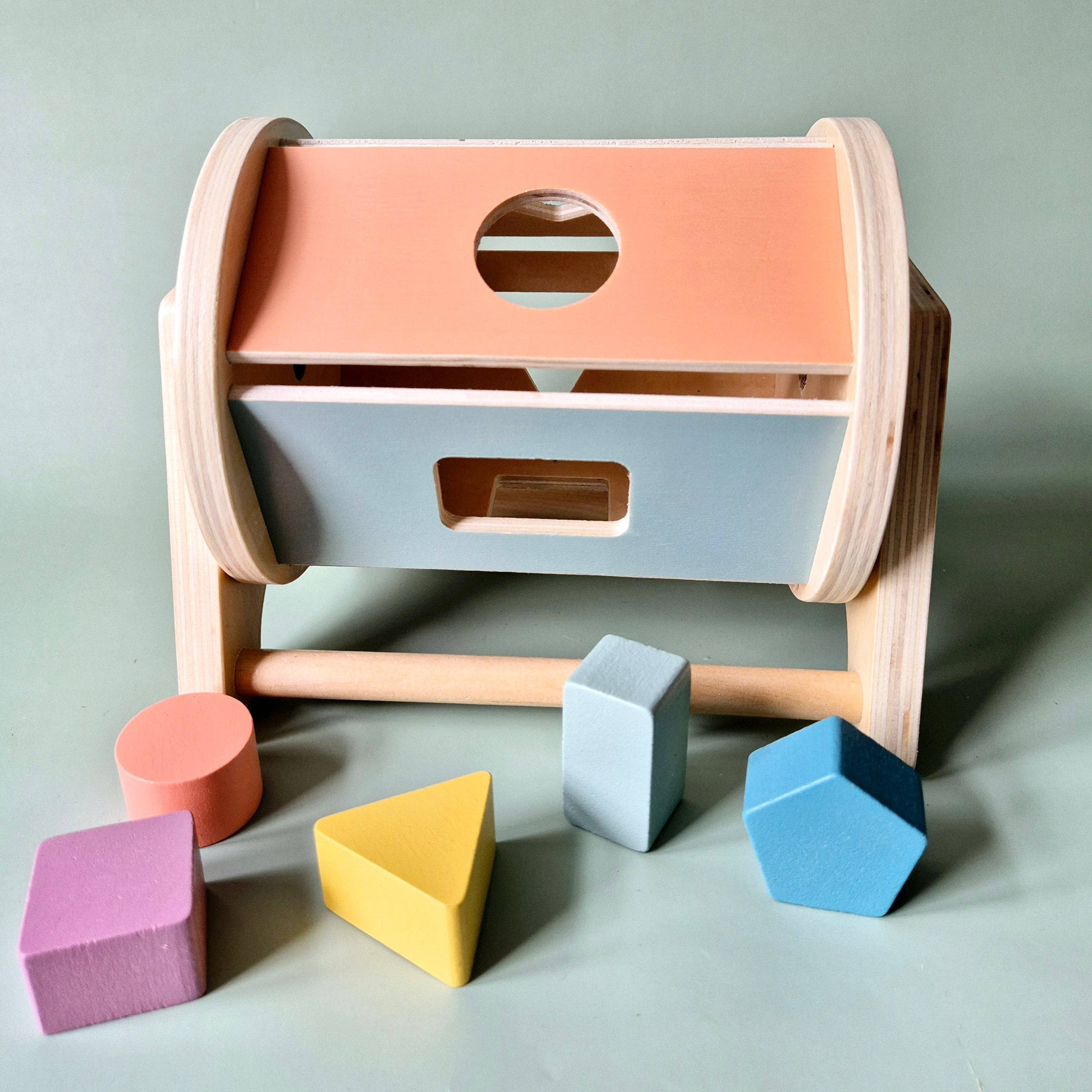 Sortator de Forme Montessori din Lemn Rotativ