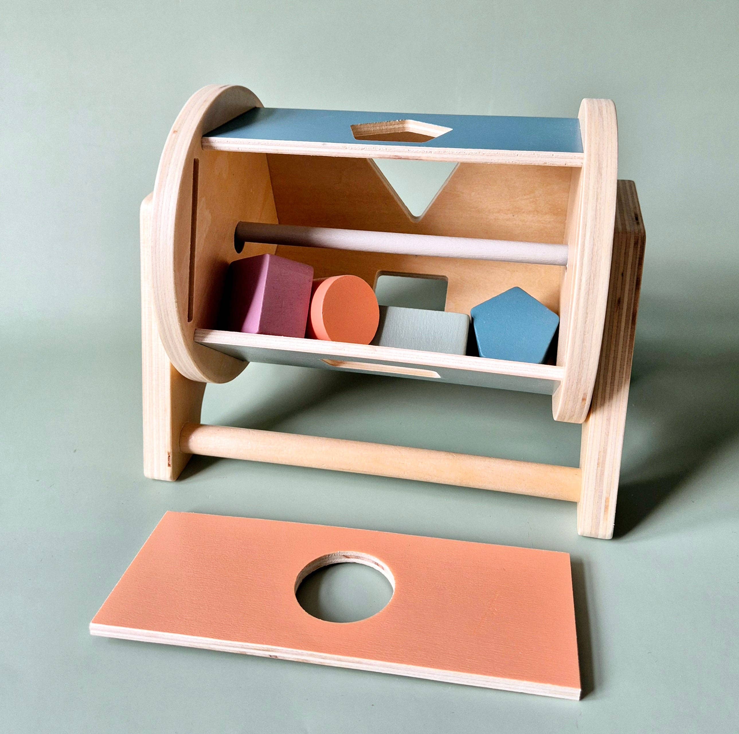 Sortator de Forme Montessori din Lemn Rotativ