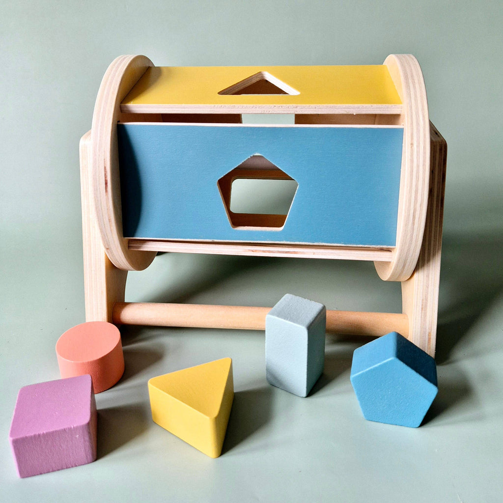 Sortator de Forme Montessori din Lemn Rotativ