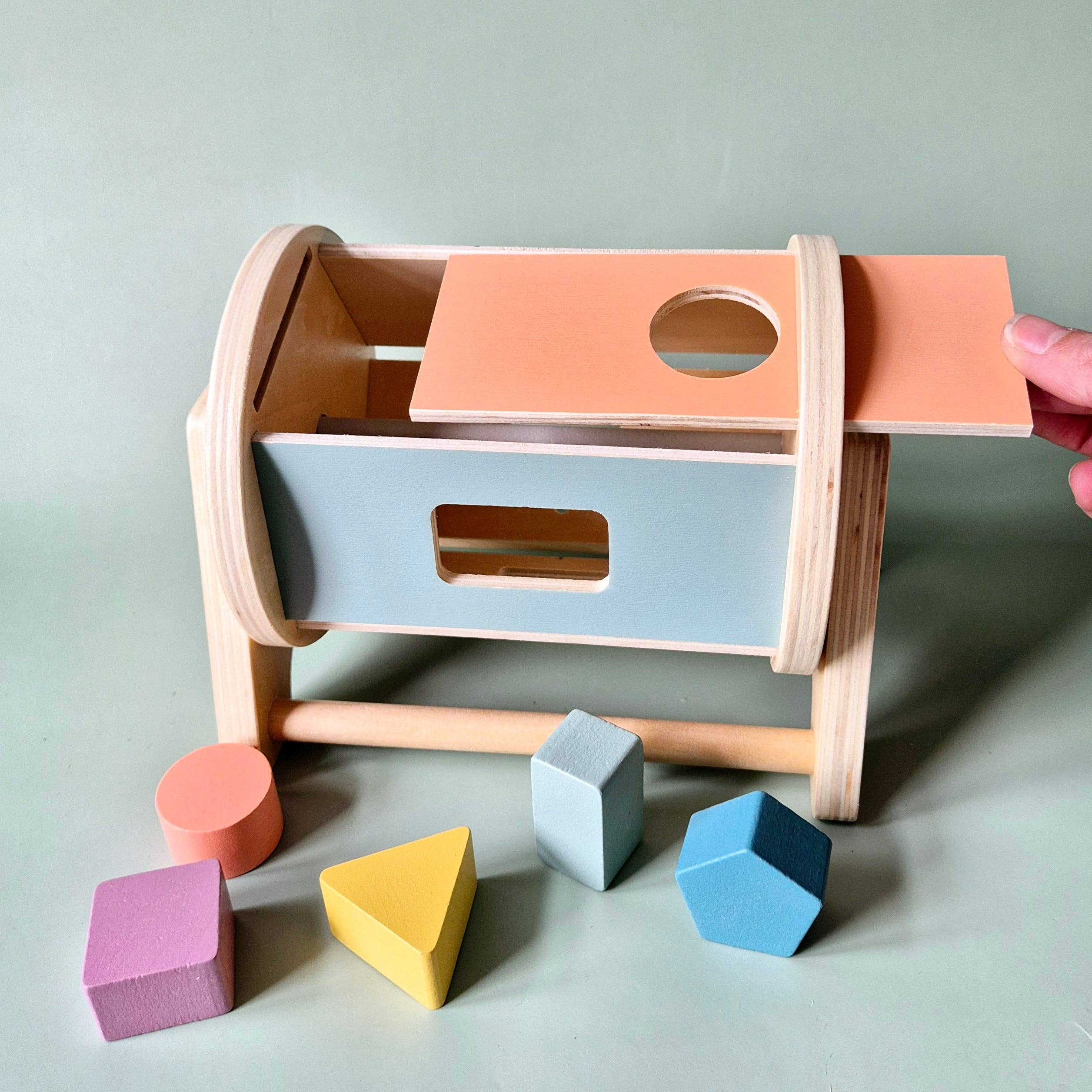 Sortator de Forme Montessori din Lemn Rotativ