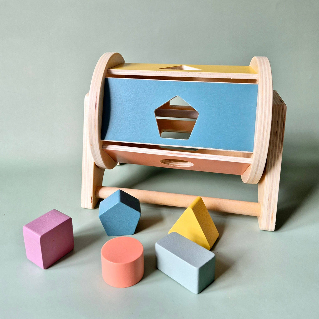 Sortator de Forme Montessori din Lemn Rotativ